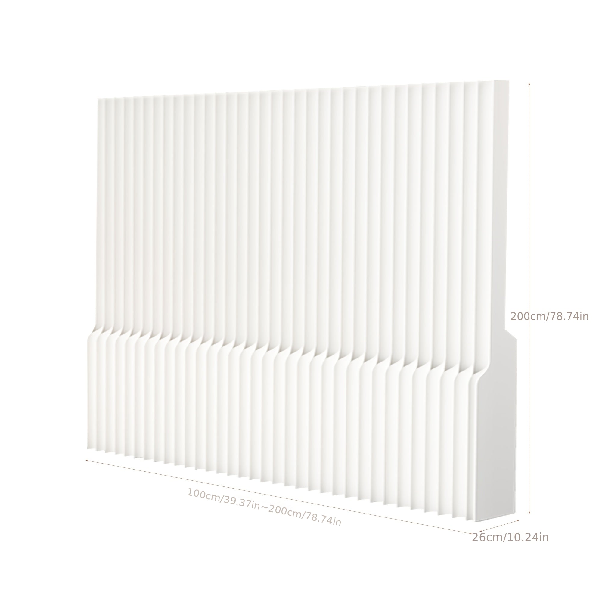 Foldable Kraft Paper Room Divider Screen, Easy to Carry And Space Saving, Can Be Flexibly Placed In Offices, Living Rooms, Beauty Salons And Other Places.