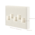 Foldable Kraft Paper Screen Partition, Ideal for Office Divisions, Entryway Separators And Bedroom Space Dividers. Easy to Install And Self-assemble.