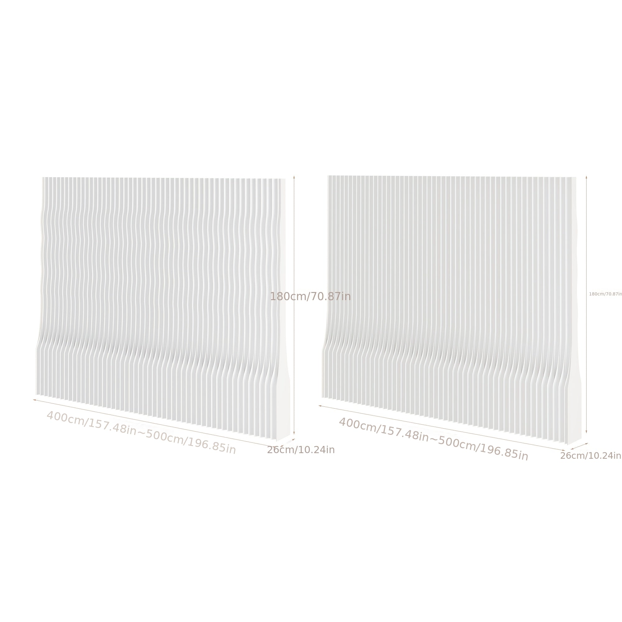 Foldable Kraft Paper Room Divider Screen, Easy to Carry And Space Saving, Can Be Flexibly Placed In Offices, Living Rooms, Beauty Salons And Other Places.
