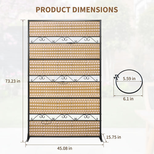 A Dual-Purpose Room Divider That Can Be Detached And Folded, Serving As Both a Panel Divider And a Folding Screen