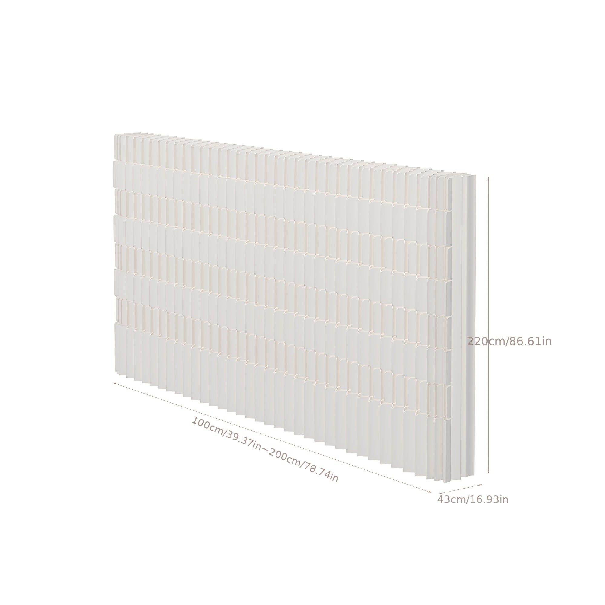 Foldable Kraft Paper Screen Divider, Easy to Store And Carry, Flexible Placement, Versatile Design. Ideal for Office, Bedroom, Living Room, Shopping Mall, Beauty Salon And Other Spaces.