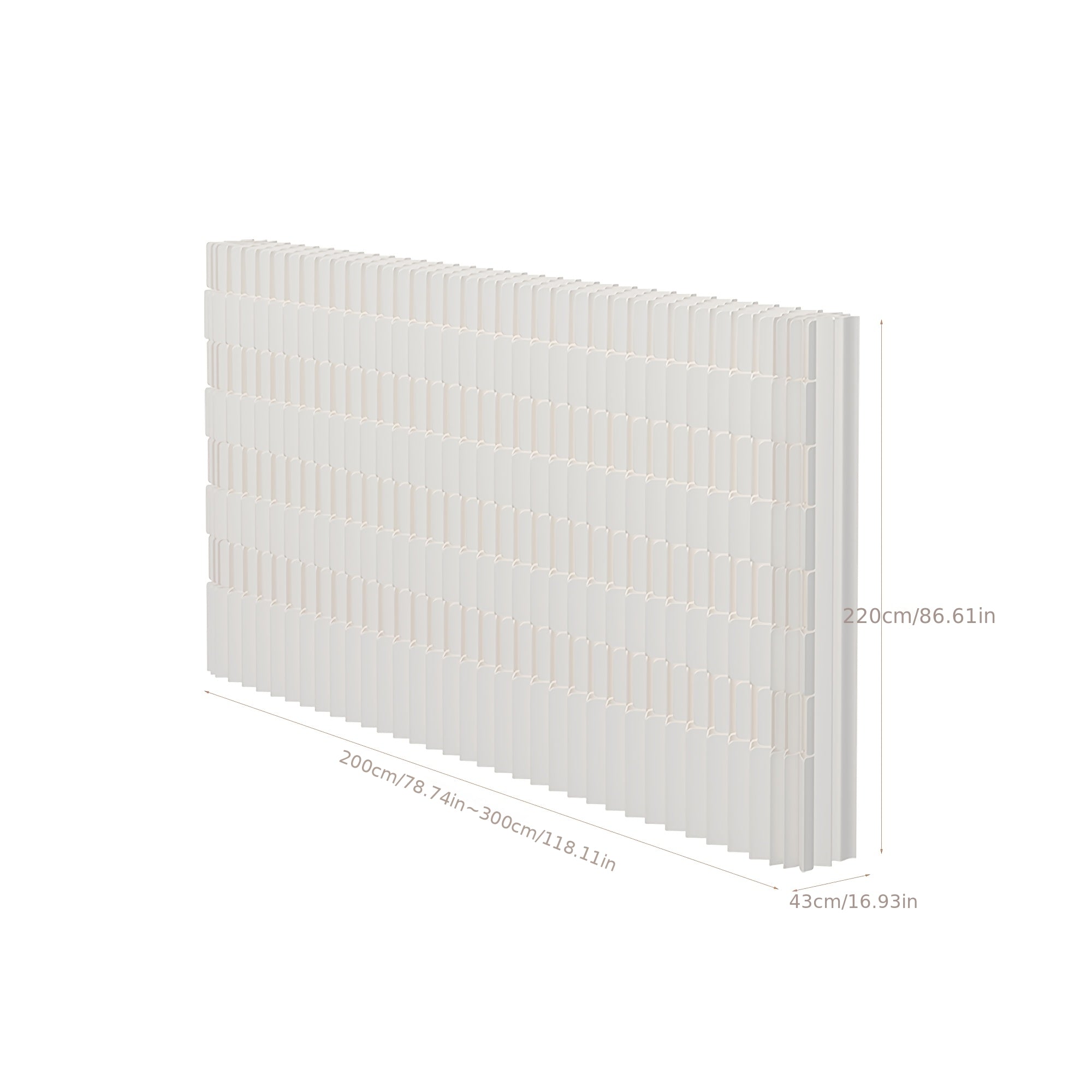Foldable Kraft Paper Screen Divider, Easy to Store And Carry, Flexible Placement, Versatile Design. Ideal for Office, Bedroom, Living Room, Shopping Mall, Beauty Salon And Other Spaces.