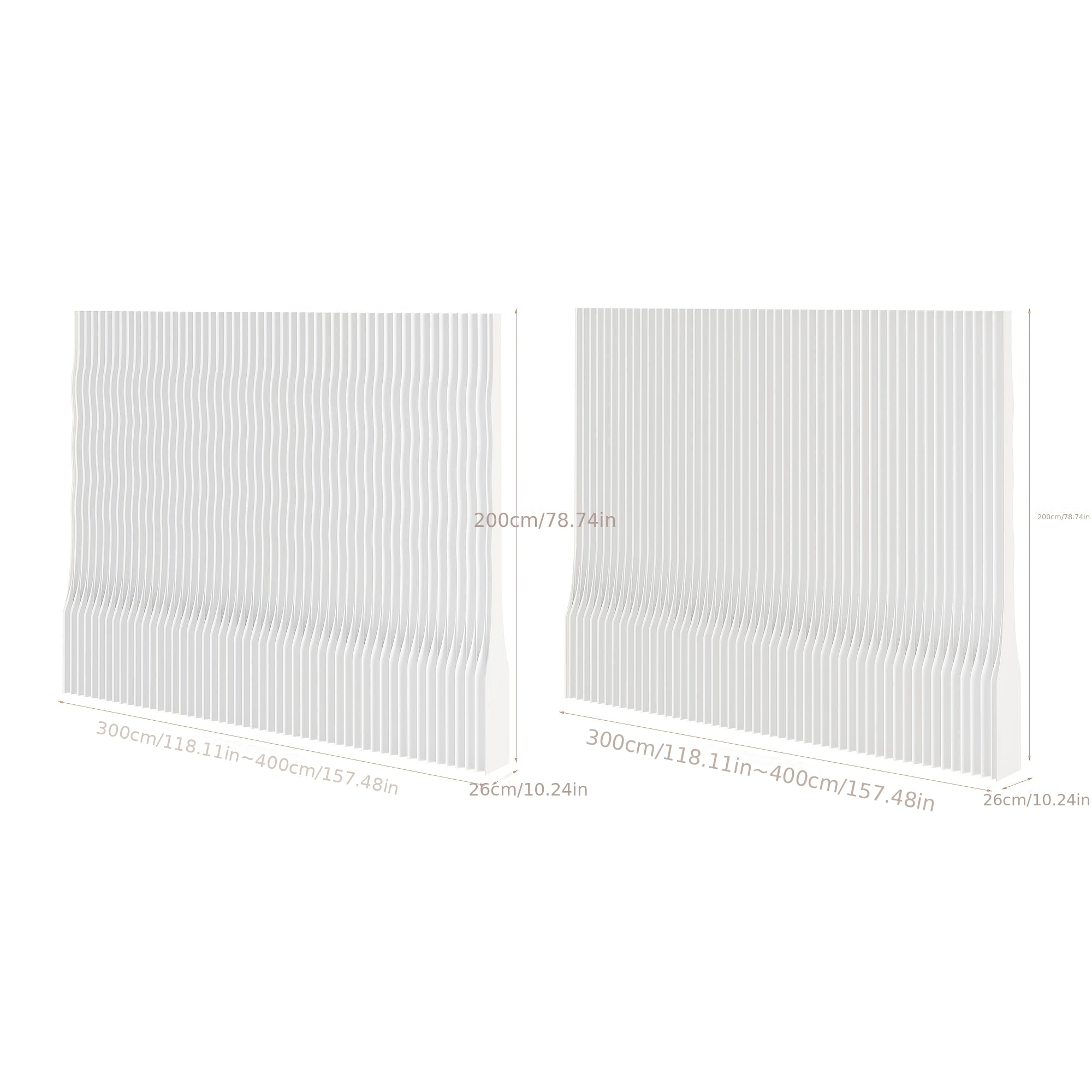 Foldable Kraft Paper Room Divider Screen, Easy to Carry And Space Saving, Can Be Flexibly Placed In Offices, Living Rooms, Beauty Salons And Other Places.
