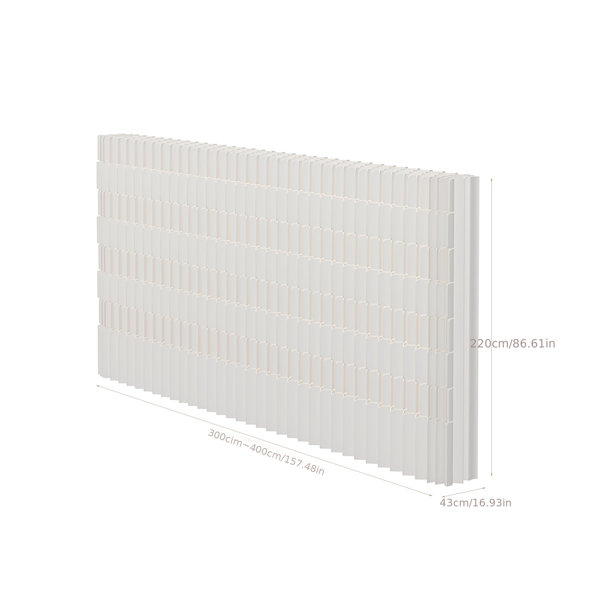 Foldable Kraft Paper Screen Divider, Easy to Store And Carry, Flexible Placement, Versatile Design. Ideal for Office, Bedroom, Living Room, Shopping Mall, Beauty Salon And Other Spaces.