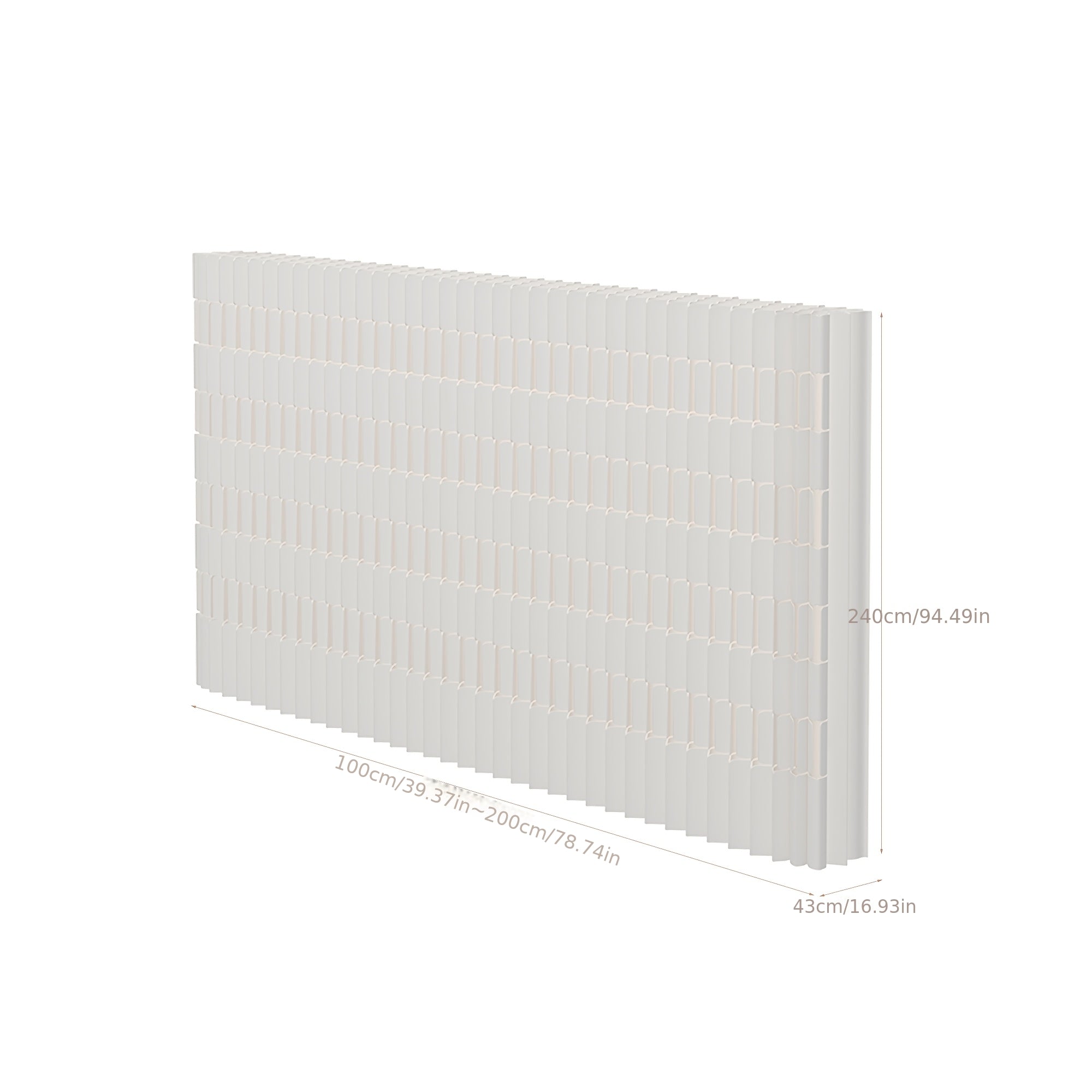 Foldable Kraft Paper Screen Divider, Easy to Store And Carry, Flexible Placement, Versatile Design. Ideal for Office, Bedroom, Living Room, Shopping Mall, Beauty Salon And Other Spaces.
