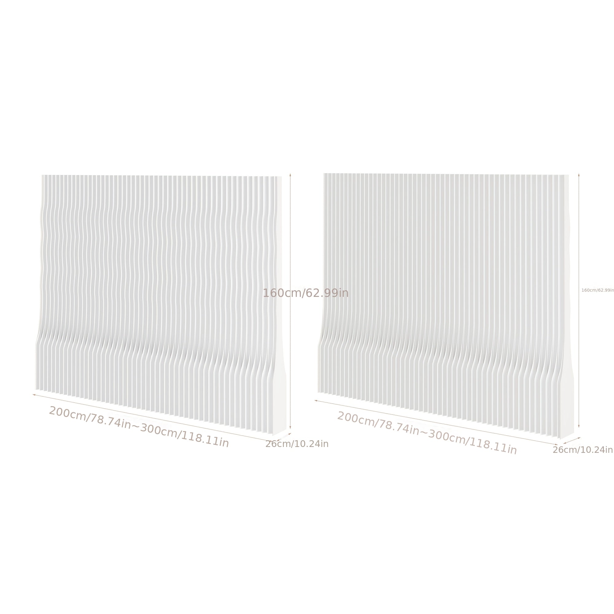Foldable Room Divider Screen Panel - Modern Portable Partition Suitable for Home, Office, Classroom, Bedroom | Space-Saving Barrier with Setup, Lightweight for Spaces & Open Plans