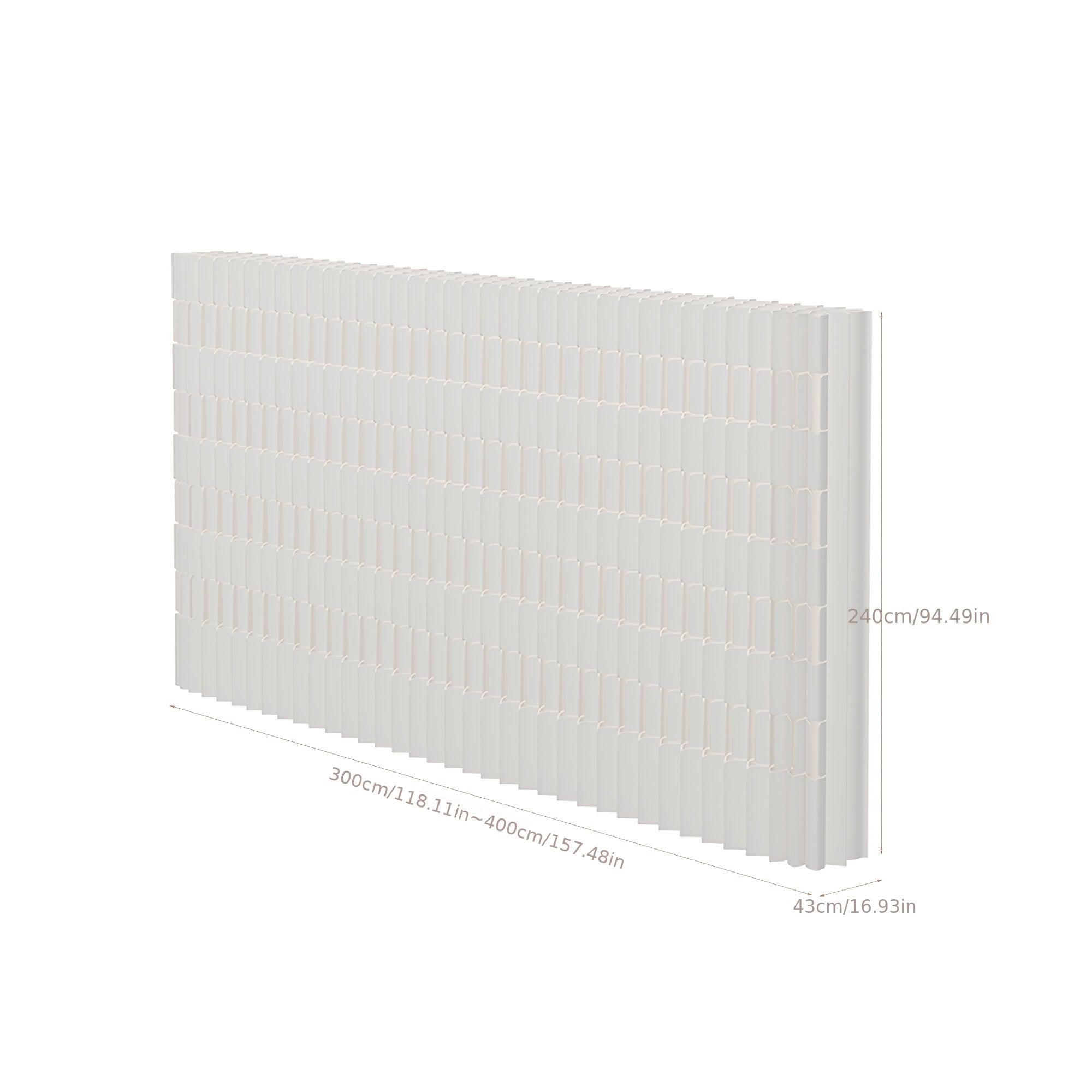 Foldable Kraft Paper Screen Divider, Easy to Store And Carry, Flexible Placement, Versatile Design. Ideal for Office, Bedroom, Living Room, Shopping Mall, Beauty Salon And Other Spaces.