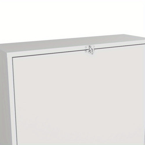 Aguila Wall-Mounted Drop-Leaf Table - Modern Space-Saving Design, No Assembly Required, Durable Non-Wood Material, White Finish for Small Spaces & Contemporary Decor, Versatile Interior Furniture, Minimalist Design, Functional Design