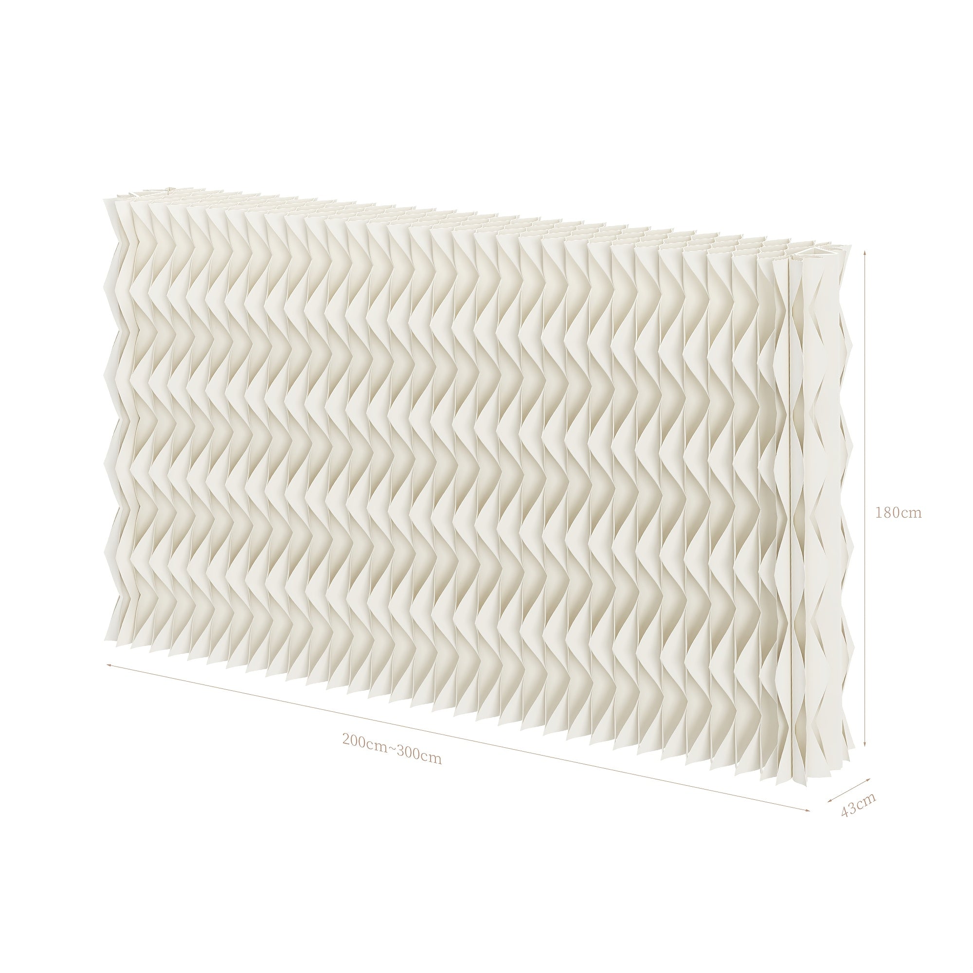 Room Divider, Foldable Room Divider Screen Crafted from Kraft Paper, Offering Versatile Placement for Offices, Bedroom, Living Rooms, and Beauty Salons
