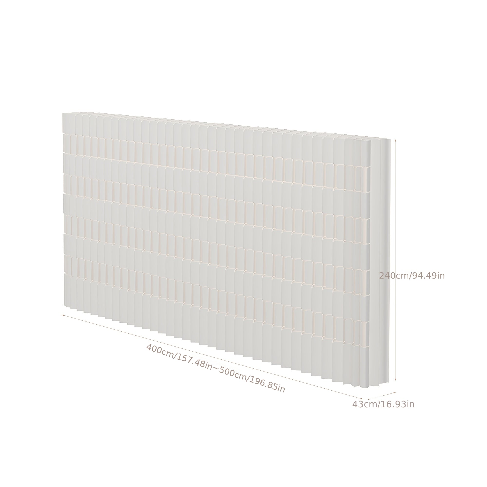 Foldable Kraft Paper Screen Divider, Easy to Store And Carry, Flexible Placement, Versatile Design. Ideal for Office, Bedroom, Living Room, Shopping Mall, Beauty Salon And Other Spaces.